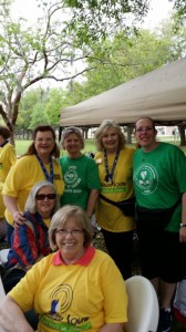 (Left to Right) Members: (L-R) Rear: Boni Barton, Helen Fornino, Hazel Robles, Karin D’Amico; center: Nancy Fisher; front: JoAnne Moses (Tampa Woman’s Club)