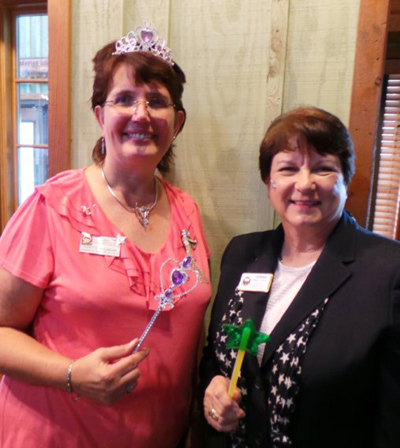 Photos submitted by Patricia Serio (l-r) Emcee Annette Bellingar & Chair Edwina R. Kraemer