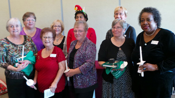 Photo submitted by Patricia Serio, Publicity Chair   New members inducted into Woman’s Club 