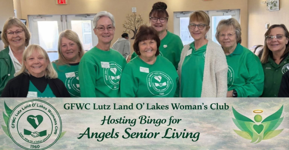 Club Members Hosted Bingo for Angels Senior Living