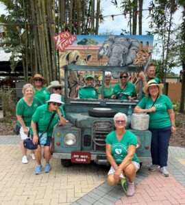 Green Shirt Ladies Visit ZooTampa