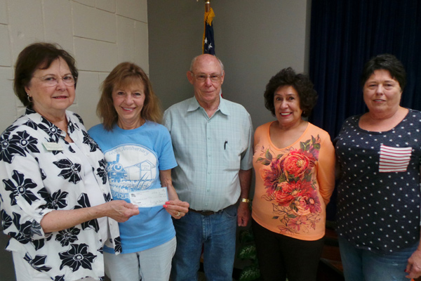 Civic Club donation for scholarships
