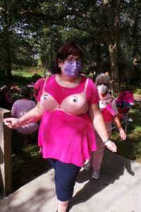 Kay in Her Pink Bra