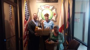 Basket Delivery to Pasco County Fire HQ