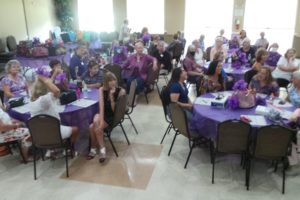 Members and guests at luncheon