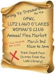 Drop Off Treasures for Woman's Club Flea Market @ Train Depot Park