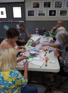 Club Prepares Special Easter Treats for Srs.