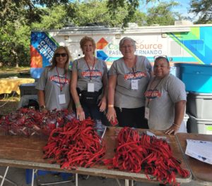 Clubwomen Volunteer at Vet's Operation Standdown