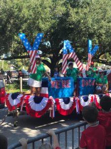 Club Float for the 4th of July