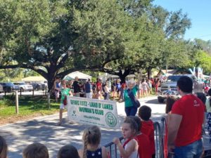 Woman's Club Members Walking in Lutz 4th of July Parade