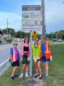 Road Clean Up by Little Women of Lutz and Woman's Club