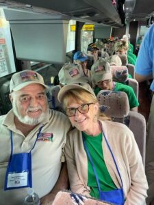 Guardian and Vet on Honor Flight