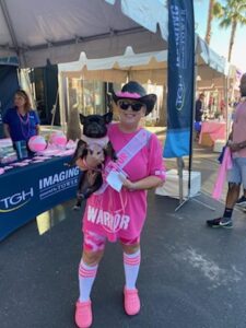  Member with her puppy at Relay for Life