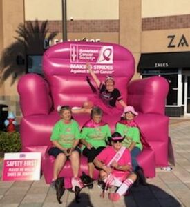 Members in Big Comfy Chair at Relay for Life