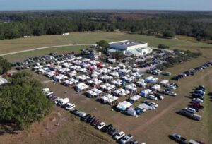Aerial View of the Lutz Arts and Crafts Festival