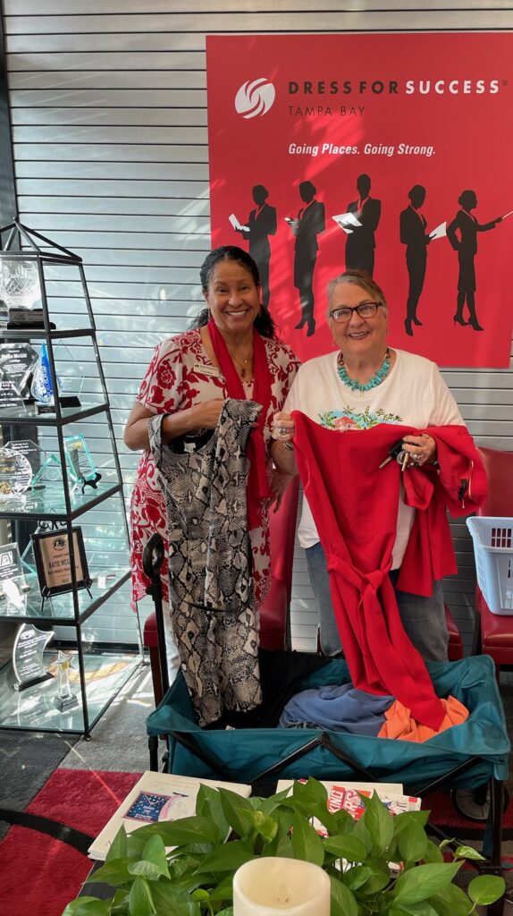 Club Donates to "Dress for Success"