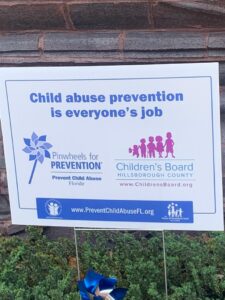 Child Abuse Prevention Sign