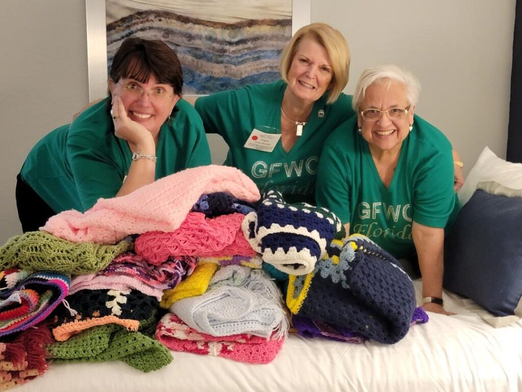 Members Donate Afghans to Camp Boggy Creek