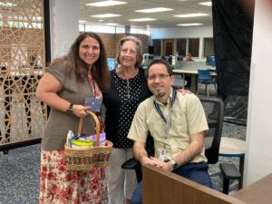 Club Donation to Lutz Library