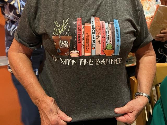 Member's Tshirt Re Banned Books