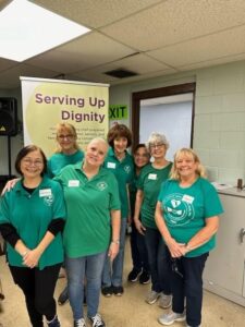 Club Members Serving at Trinity Cafe