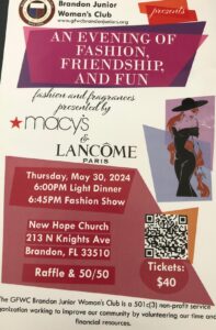 Brandon Junior Woman's Club Fashion Show @ New Hope Church Conference Center
