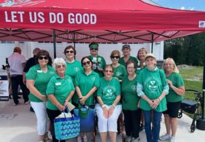 Club Members attend a Welcome Home Ceremony and Ribbon Cutting at the Let’s Do-Good Village in Land O’ Lakes 