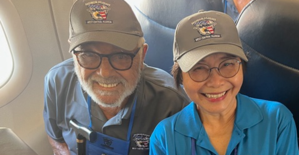 Club Member on Honor Flight