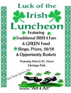 Luck of the Irish Luncheon @ Heritage Park