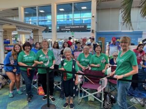 GFWC Lutz-Land O'Lakes Woman's Club and GFWC Little Women of Lutz Welcome Honor Flight Home