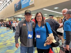 Club Member Serves as Guardian on Flight