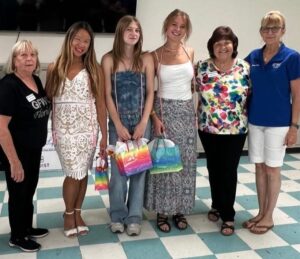 Graduating Little Women of Lutz and their Lutz-Land O' Lakes Woman's Club Advisors