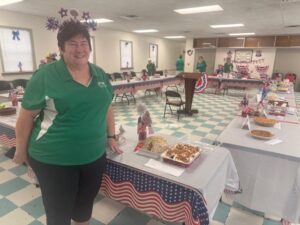 Getting Ready for the Cake Auction