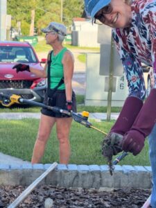 Club Members in Clean Up Mode.