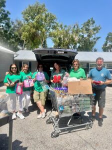Club Donates to Sunrise of Pasco County 