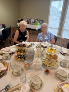 Club Members at the Tea Party