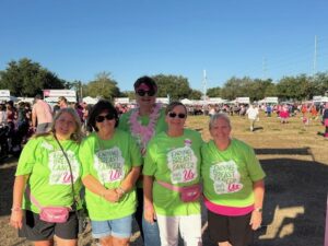 Club at Strides Against Breast Cancer at Raymond James Stadium.