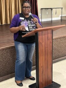 Speaker at the Domestic Violence Fundraiser