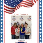 Club Women Participated in Flight of Honor