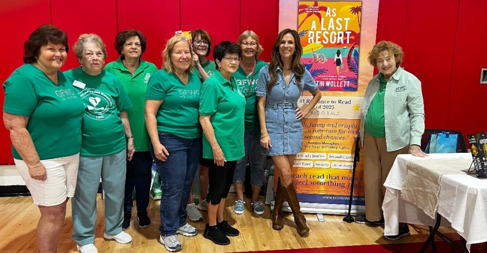 Club Members Visit Author's Fest at Starkey Ranch Library