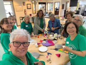 Helping Seniors on Craft Projects
