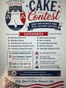 4th of July Cake Contest Information