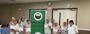 Committee Members Display their GFWC Florida State Awards